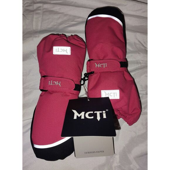 NWT MCTi Kids Mittens Removable Sherpa Lining Size XXS Ski Snowboard Sled - Picture 2 of 7